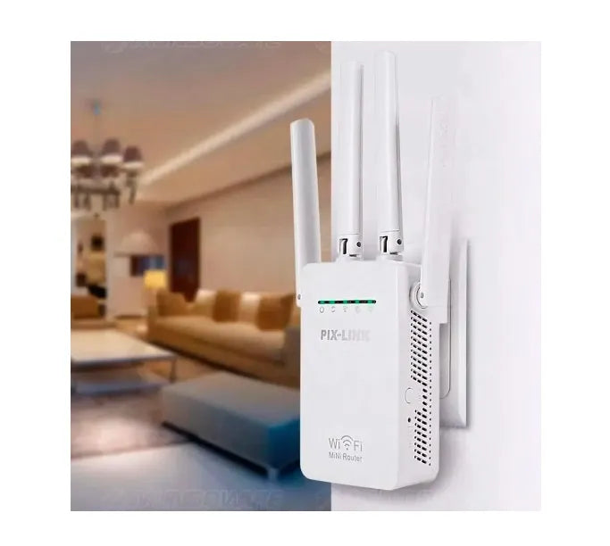 Repetidor Wifi 4 Antenas Amplificador De Sinal