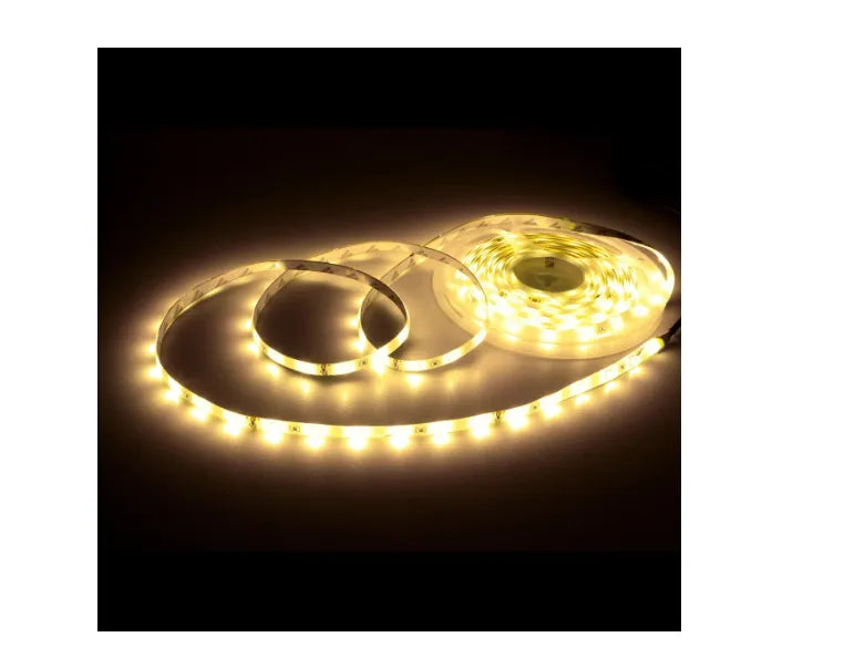 Fita Led Rolo 5m 3528 Branco Quente Dupla Face Prova D'agua