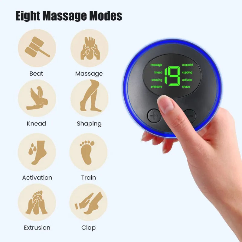 Tapete Massageador Ems Tens Elétrico Para Pés Fisioterapia Relaxamento Muscular De Pés Recarregável