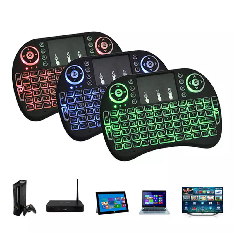 Mini teclado USB com Touchpad, Smart TV Box PC e Ps3