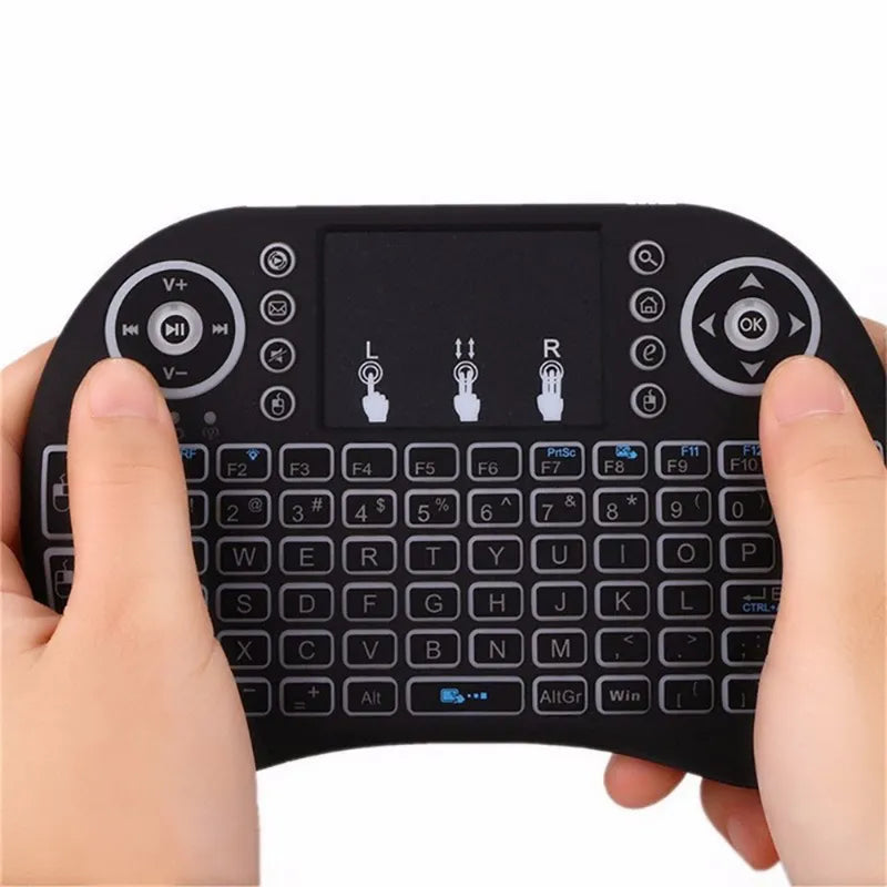 Mini teclado USB com Touchpad, Smart TV Box PC e Ps3