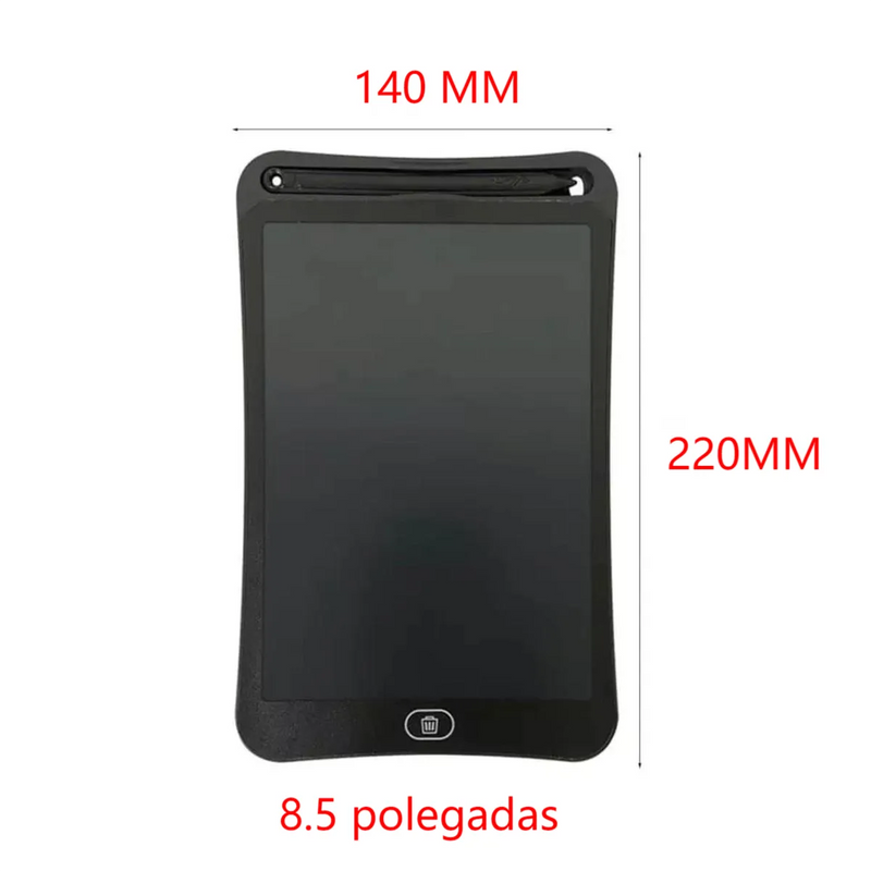 Tablet Infantil lousa mágica tela lcd 8.5 polegadas para desenhar cor sortida