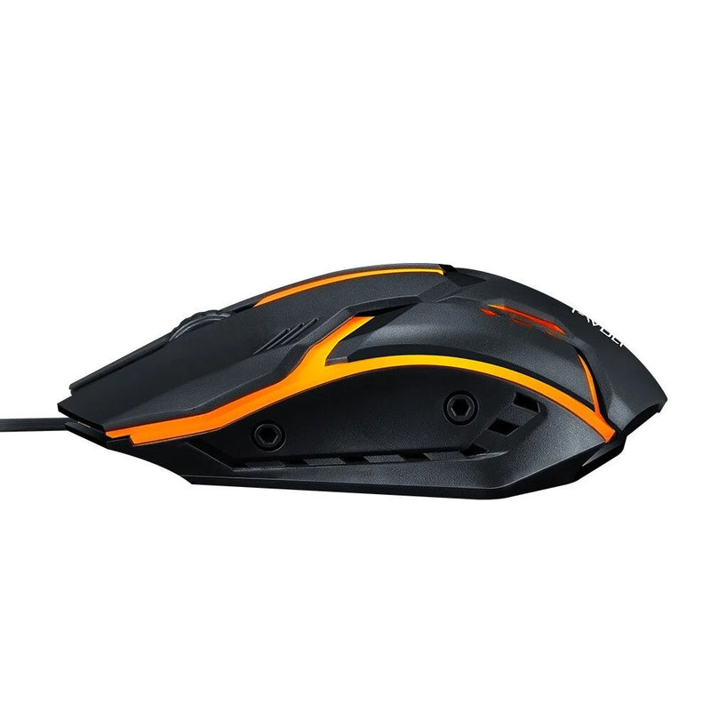 mouse para gamer, 3200dpi, led rgb, para fio