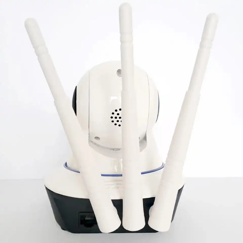 Câmera Robô 3 Antenas Ip Wifi com rotação 360º 720p Segurança Casa Comercio Remota