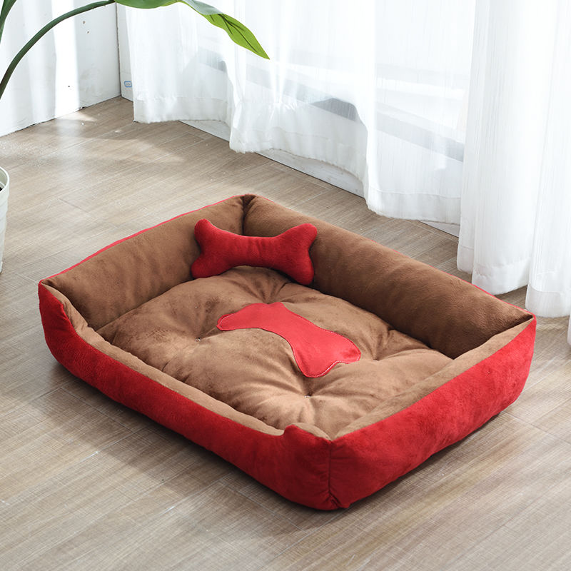 Cama Para Cachorros e Gatos com Cobertor- Sofá/Cama para Pets